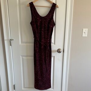 INC International concepts | XL | Burgundy Sleeveless Dress | smoke free
